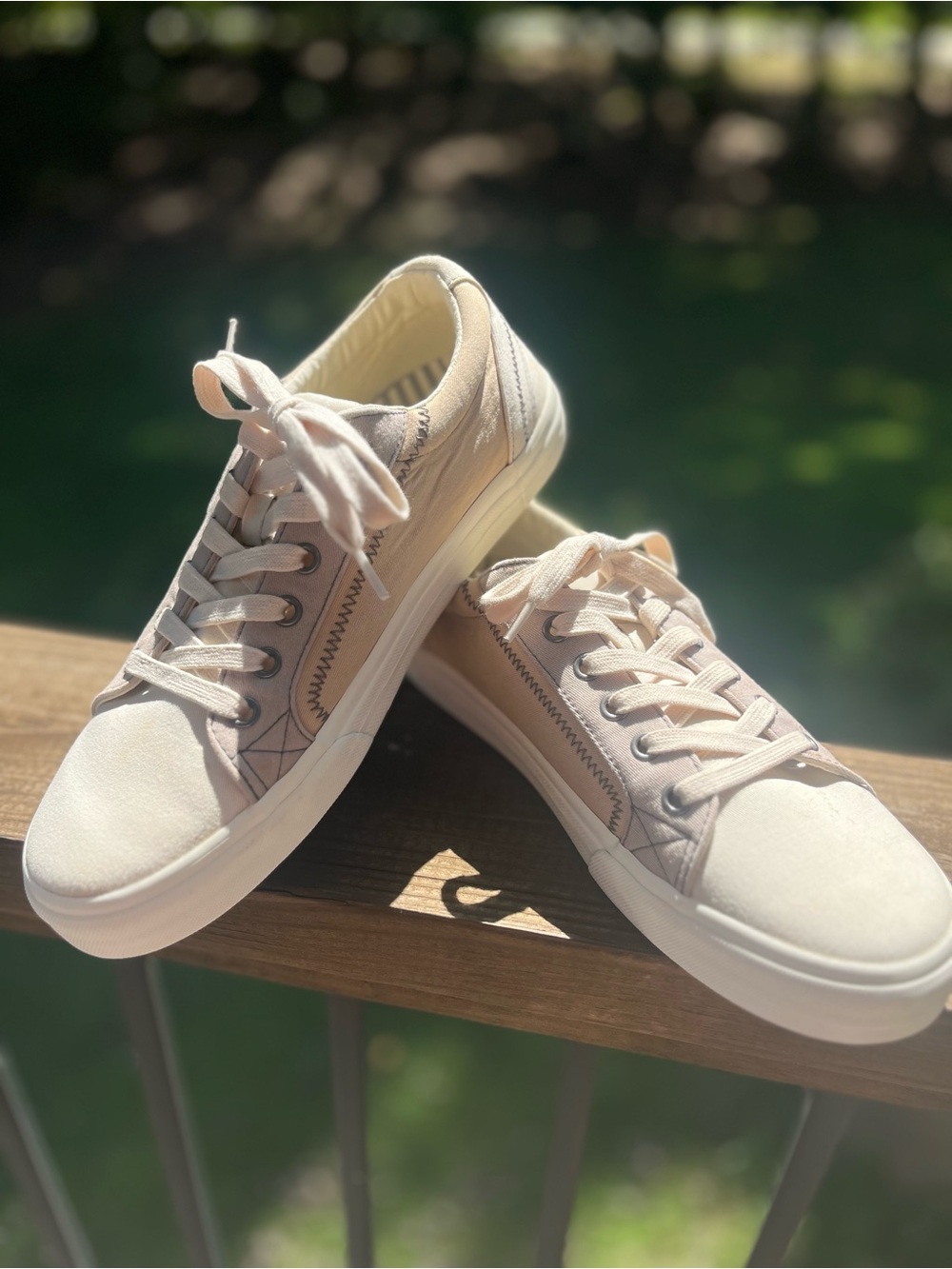 Taos Footwear Women's Lace-Up Sneakers - Neutral colors
